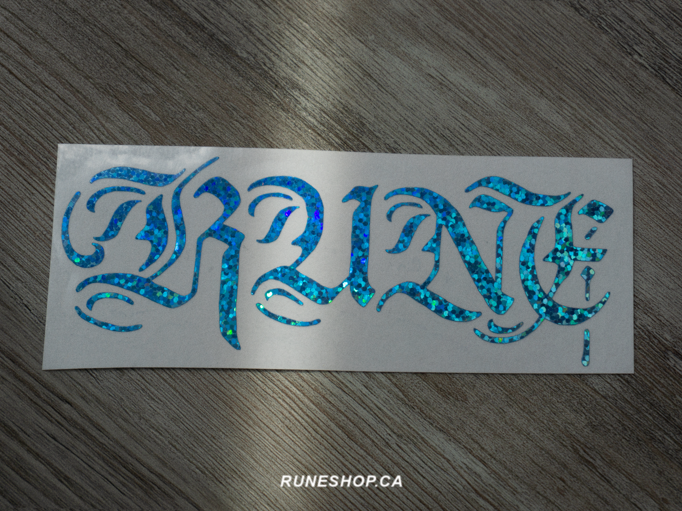 RUNE TEXT LOGO STICKER