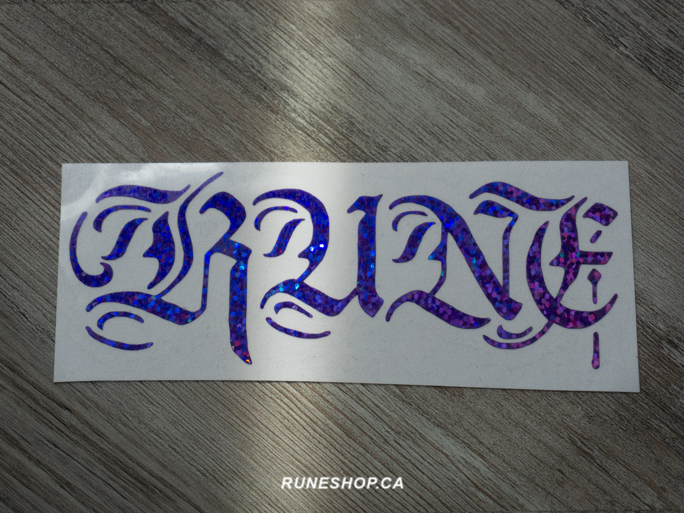 RUNE TEXT LOGO STICKER